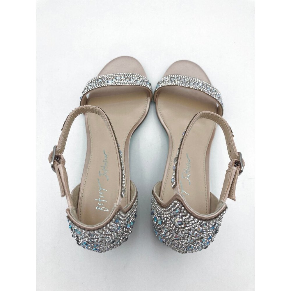 Betsey Johnson Women's Mari Heeled Sandal Size 8 Wide - Picture 8 of 12